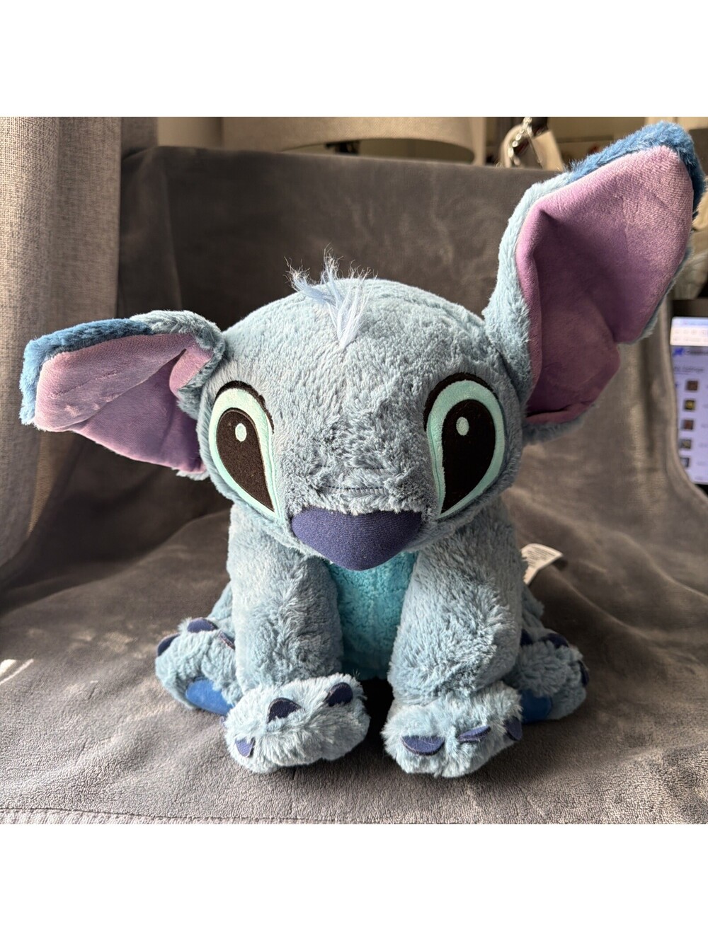 Disney Store Stitch 18” Plush Lilo & Stitch Authentic, Stuffy Large Jumbo Cuddly